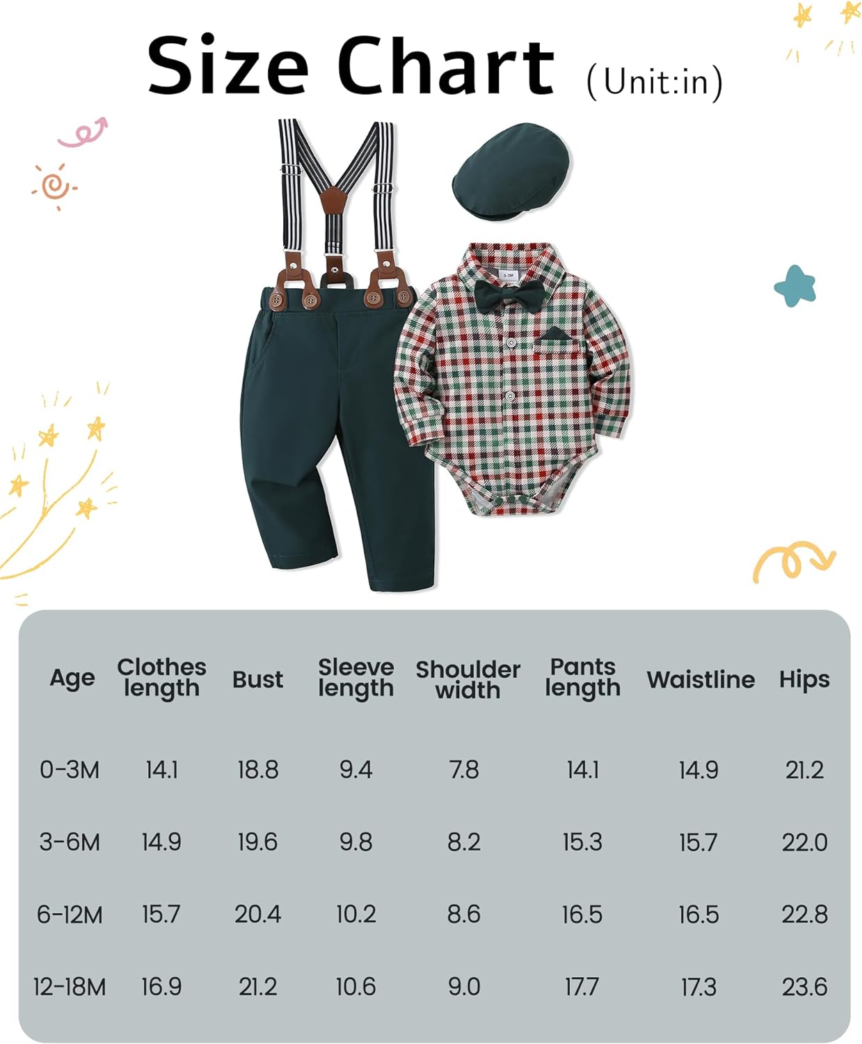 SANMIO Baby Boy Clothes 0-18M Baby Boys Suit 4pcs Baby Boy Dress Clothes Infant Tuxedo Sets - Image 8